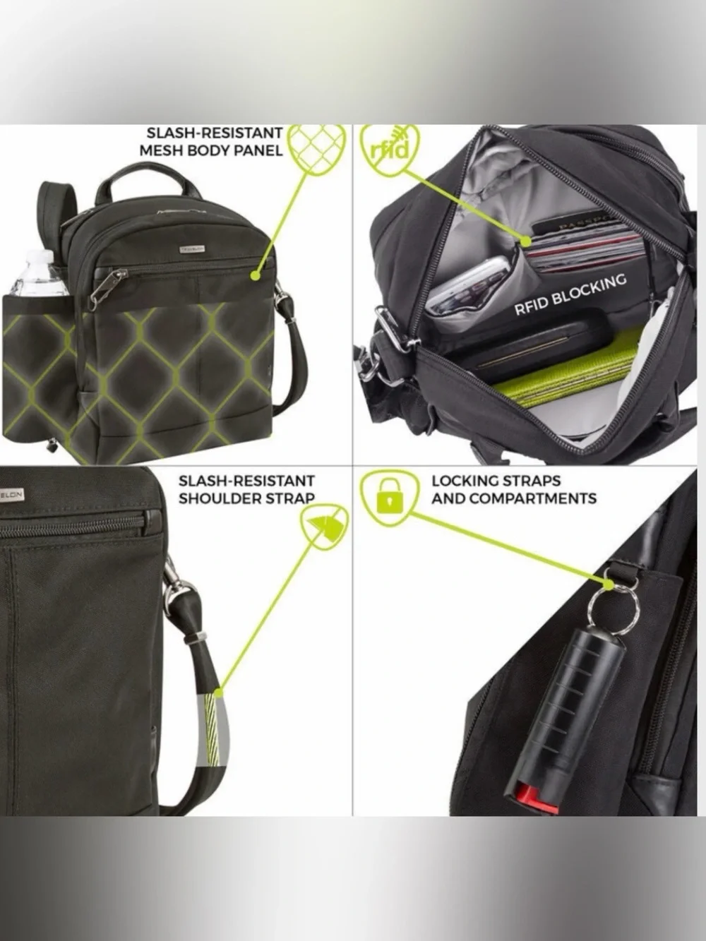 Travelon sleek black